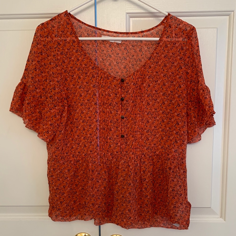 Madewell Eliot Babydoll Blouse